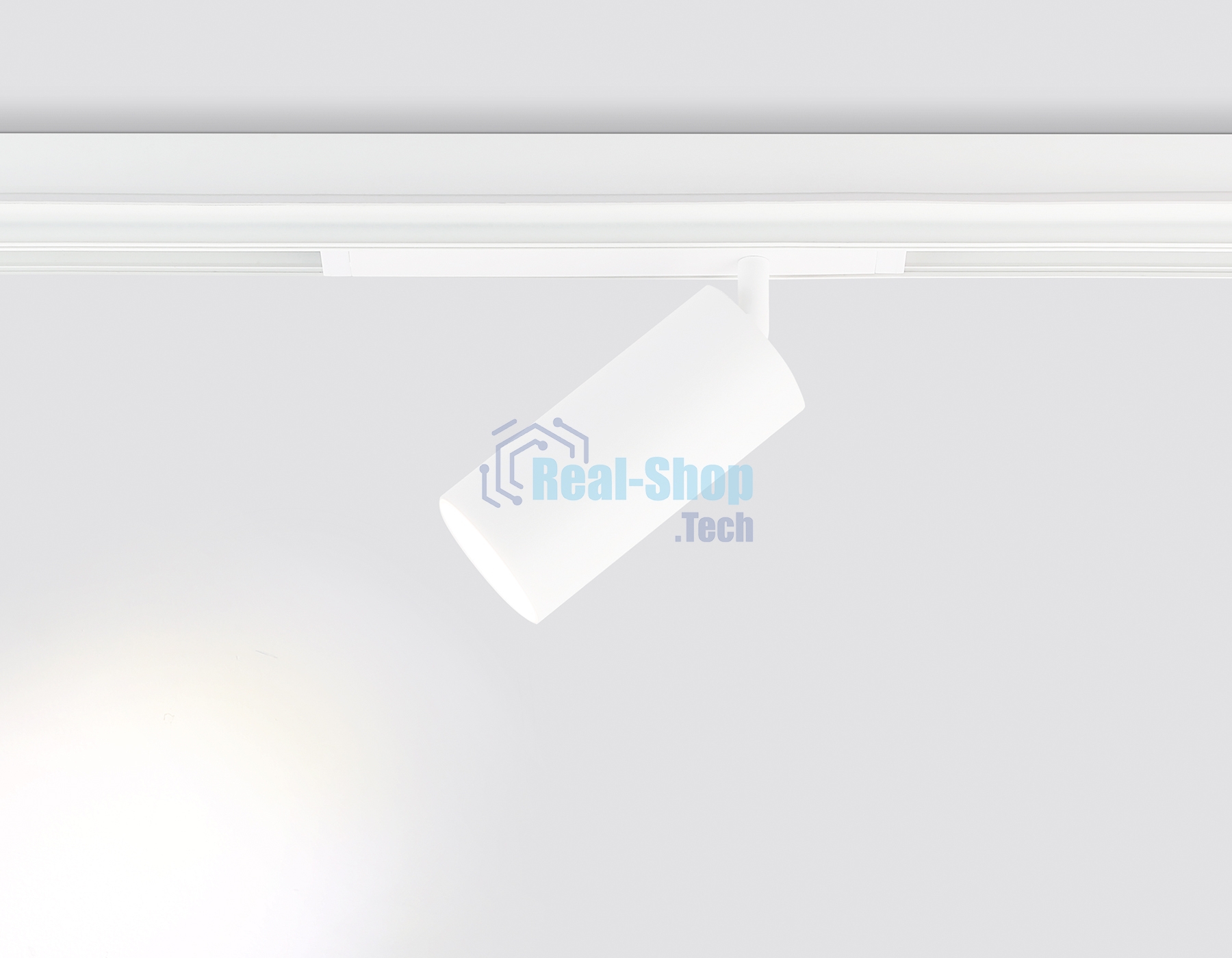 Управляемый светодиодный светильник для шинопровода Magnetic Ambrella light GL1231 WH белый IP20 24W 3000K-6400K 220V 36° D65*140 (Без ПДУ)