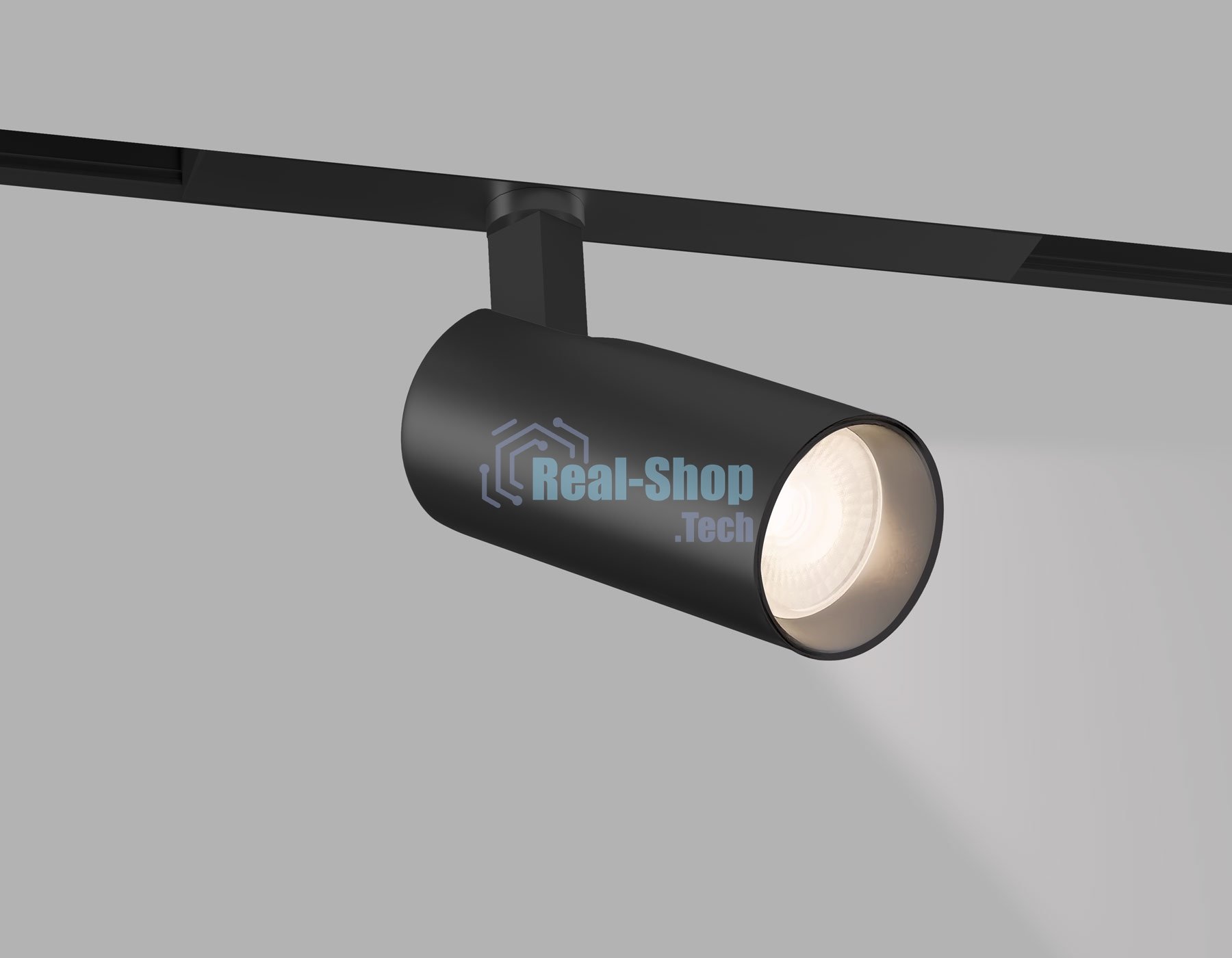 Трековый акцентный светильник Ambrella light GL8015 BK черный IP20 18W 3000-6000K 220V 24° D60*135