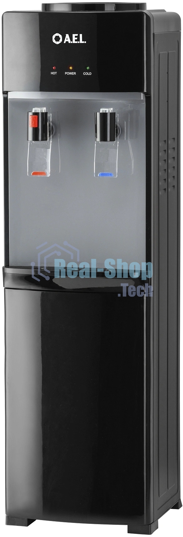 Кулер AEL LD-AEL-425 напольный электронный черный/серебристый