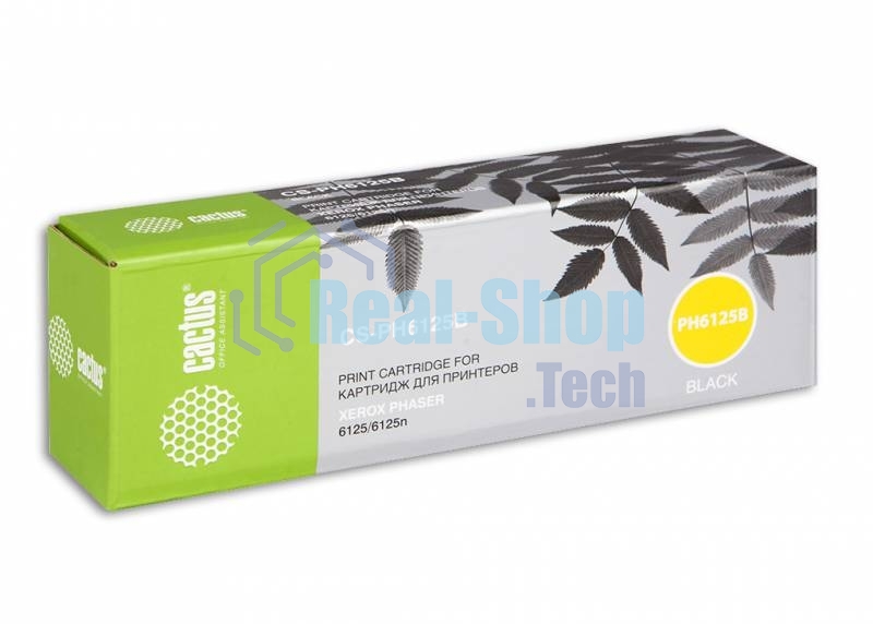 Картридж лазерный Cactus CS-PH6125B (106R01338) черный (2000 стр.) для Xerox 6125/6125n
