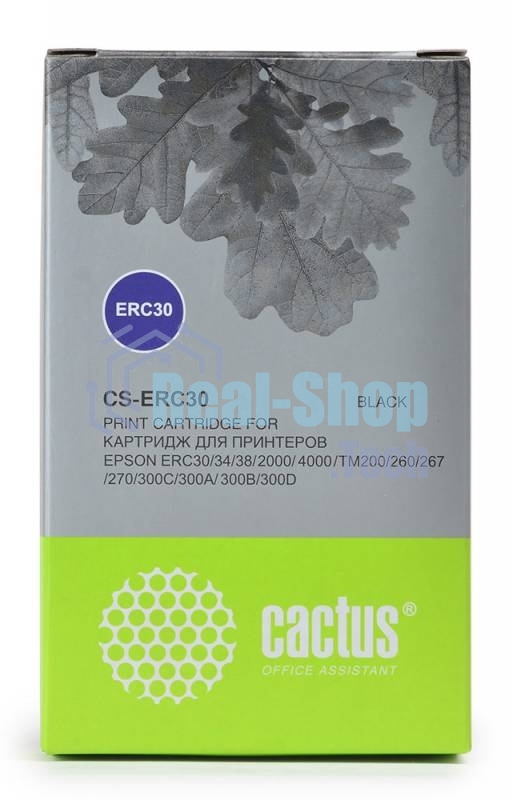 Картридж матричный Cactus CS-ERC30 черный (12.7 мм, 5 м, 1 000 000 знаков) для Epson ERC 30/34/38/TM-U220