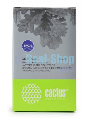 Картридж матричный Cactus CS-ERC30 черный (12.7 мм, 5 м, 1 000 000 знаков) для Epson ERC 30/34/38/TM-U220