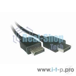 Кабель DisplayPort Gembird, 1.8м, 20M/20M, черный, экран, пакет CC-DP-6