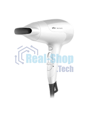 Фен Braun HD385 Satin Hair 3 белый, 2000 Вт, ионизация