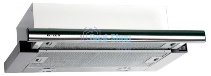 Вытяжка встраиваемая Elikor Интегра 60Н-400-В2Л нержавеющая сталь, 60 см, 400 куб. м/ч, 55 дБ