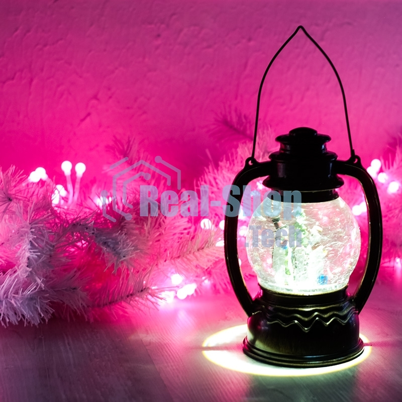 Белоснежный еловый шлейф Neon-night 2,7м