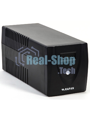 Источник бесперебойного питания RAPAN-UPS 1000 220В 1000ВА/600Вт меандр с АКБ 2х7А·ч интерактивный RAPAN-UPS 1000 power supply 220V 1000VA/600W meander with battery 2x7Ah interactive