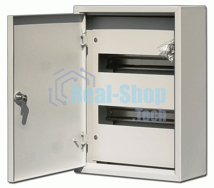 Корпус металлический навесной 400х300х120 24мод. IP31 ЩРН-24 DEKraft 30203DEK