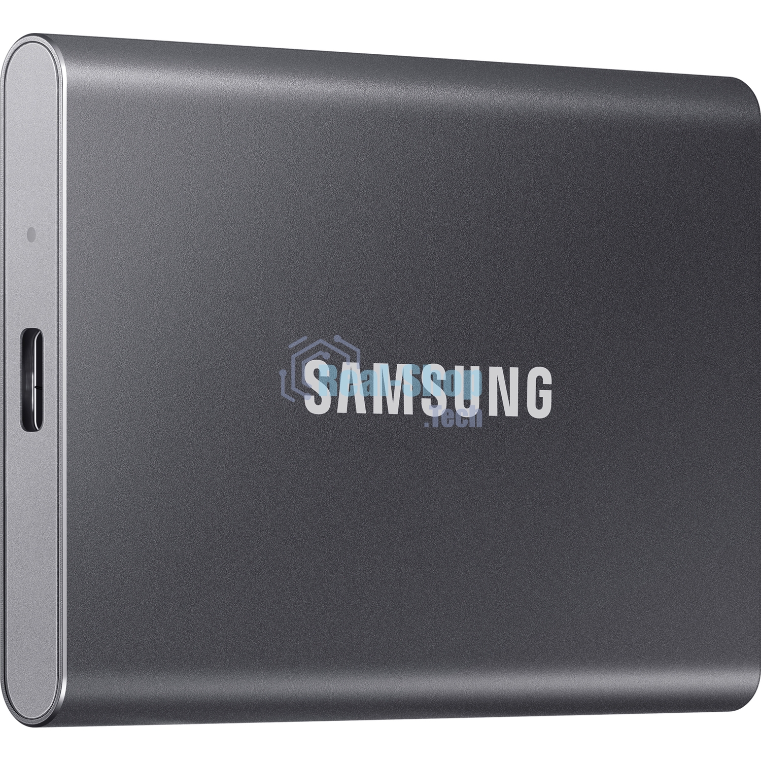 Внешний SSD Samsung T7, 2TB, USB 3.2 Gen 2 Type-C, R/W 1050/1000, титан