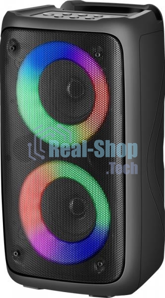 Портативная колонка Defender Boomer 20 20Вт Light/BT/FM/USB/AUX/MIC черный