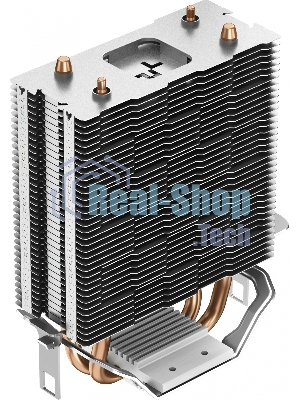 Кулер для процессора DEEPCOOL AG200 черный, 92 мм, алюминий/медь, 3050 об/мин, 30.5 дБ, 4 pin, 100 Вт, 133 мм