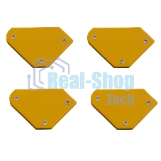 Набор из 4 магнитных фиксаторов для сварочных работ Denzel