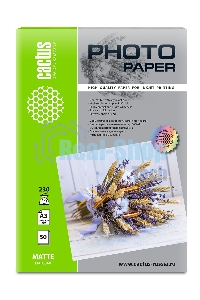 Фотобумага Cactus CS-MA323050 A3/230г/м2/50л./белый матовое для струйной печати