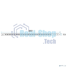Хомут кабельный Rexant 3.6х250 тройной замок нейл. белый (уп. 100 шт)