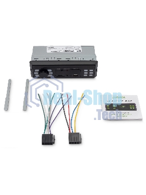 Автомагнитола Digma MCP-225W, 1 DIN, Bluetooth, USB Type-A, AUX