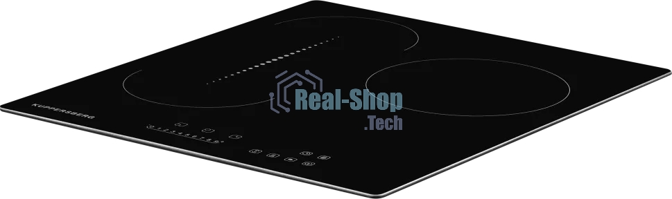 Встраиваемые электрические панели Kuppersberg ECO 411 45 см, стеклокерамика, Hi-Light, черный