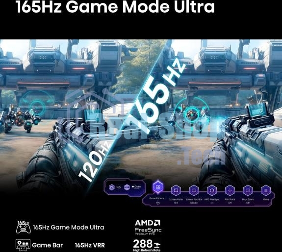 Телевизор Hisense 75'' 75U7Q PRO черный Mini LED UHD 144Hz Smart TV