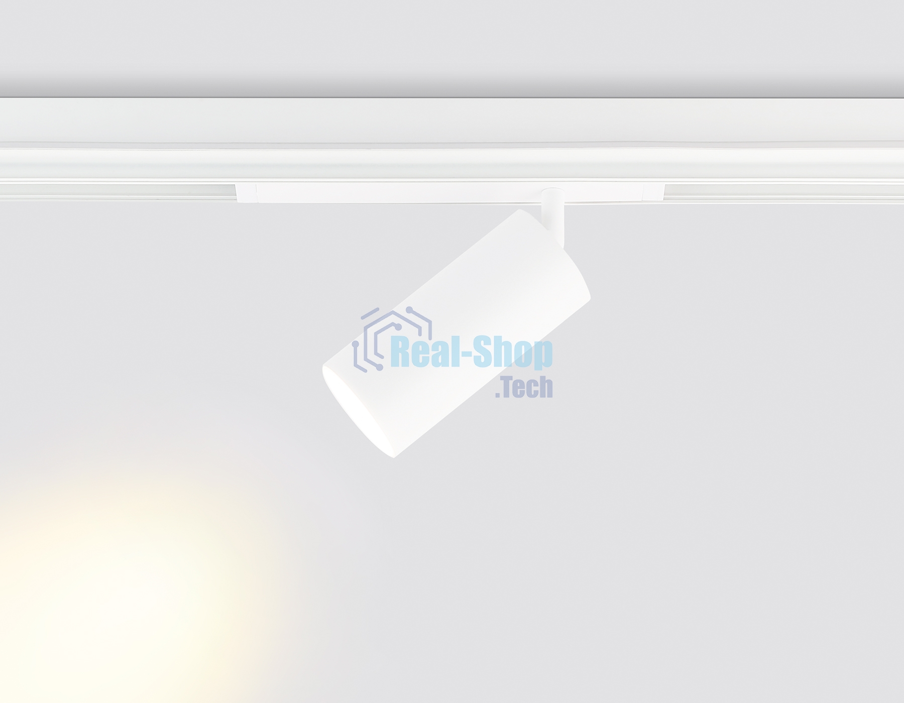 Управляемый светодиодный светильник для шинопровода Magnetic Ambrella light GL1231 WH белый IP20 24W 3000K-6400K 220V 36° D65*140 (Без ПДУ)