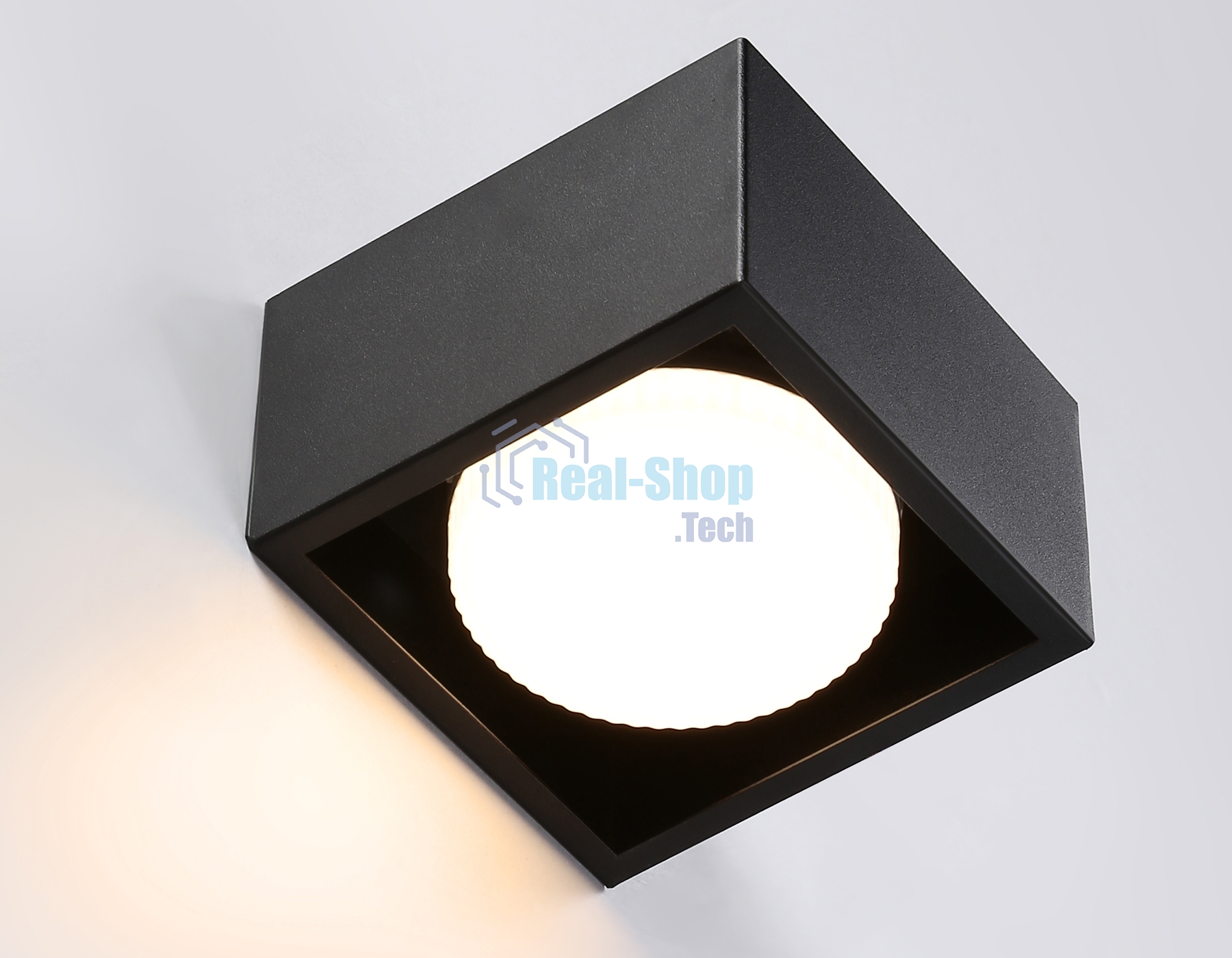 Светильник накладной TN70827 BK черный GX53 max 12W 100*100*60