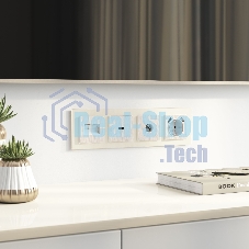 Накладка для розетки HDMI (перламутровый рифленый)