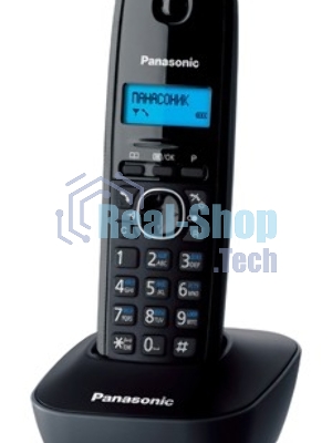 Телефон беспроводной (DECT) Panasonic KX-TG1611RUH (серый) АОН, Caller ID,12 мелодий звонка,подсветка дисплея,поиск трубки