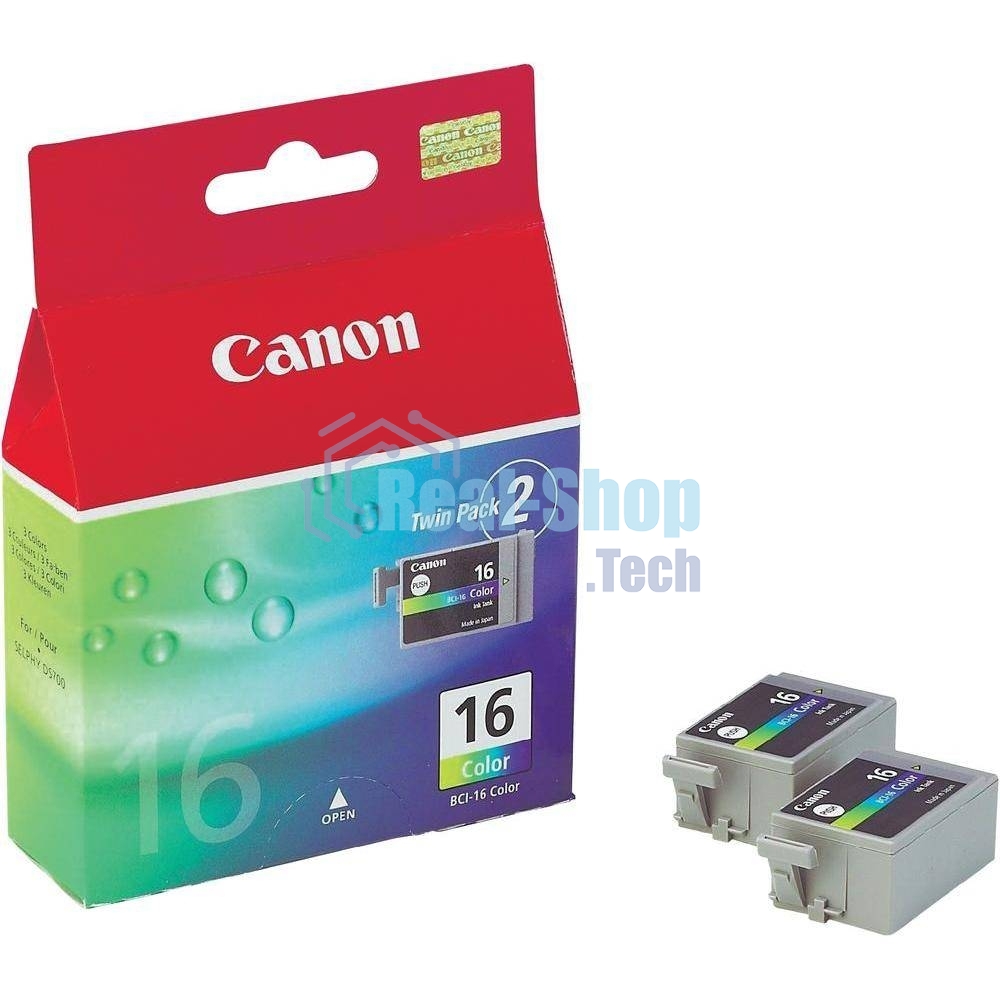 Картридж струйный Canon BCI-16C (9818A002) для Canon SELPHY DS700/810, Цветной, 75стр.