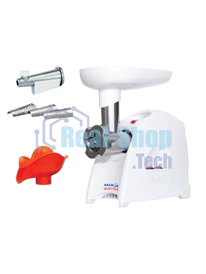 Мясорубка электрическая Аксион М41.04 белый мощность - 1700 Вт, производительность – 2 кг/мин