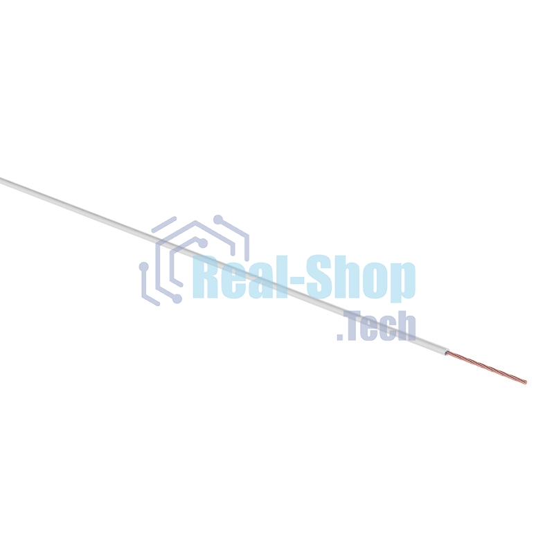 Провод ПГВА Rexant 1х0.50 мм², белый, бухта 100 м