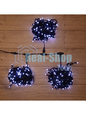 Гирлянда Neon-night LED ClipLight 24V, 3 нити по 10 метров, цвет диодов белый