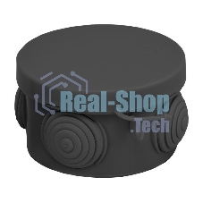 Коробка распаячная КМР-040-038 с крышкой 65х40 4 мембранных ввода IP54 черный EKF plc-kmr-040-038-b