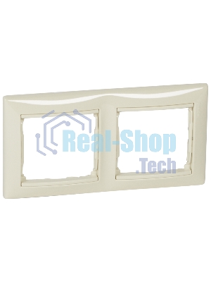 Рамка 2-м Valena горизонт. сл. кость (DIY-упак.) Legrand 695632
