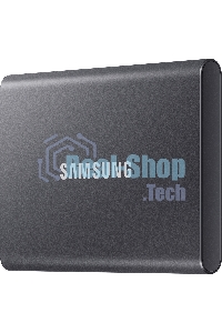 Внешний SSD Samsung T7, 2TB, USB 3.2 Gen 2 Type-C, R/W 1050/1000, титан