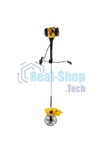 Триммер бензиновый Denzel DGT-52-PRO, анти-вибро, 52 см3, неразъем, состоит из 2 частей