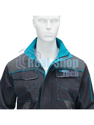 Куртка профессиональная рабочая, 97% хлопок 3% спандекс, XL Gross