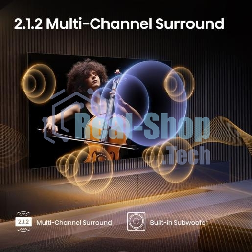 Телевизор Hisense 75'' 75U7Q PRO черный Mini LED UHD 144Hz Smart TV