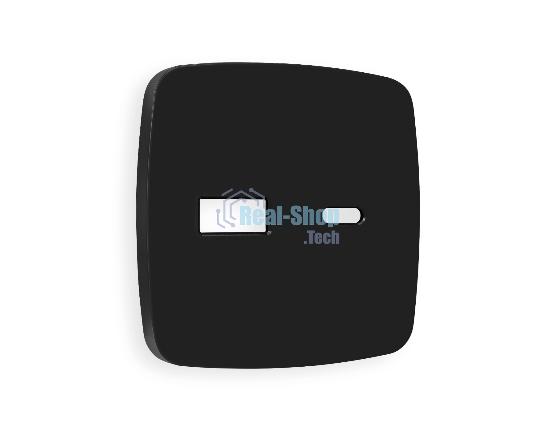 Лицевая панель OMEGA (Черный матовый) для розетки 2USB тип A+C QUANT OP8110