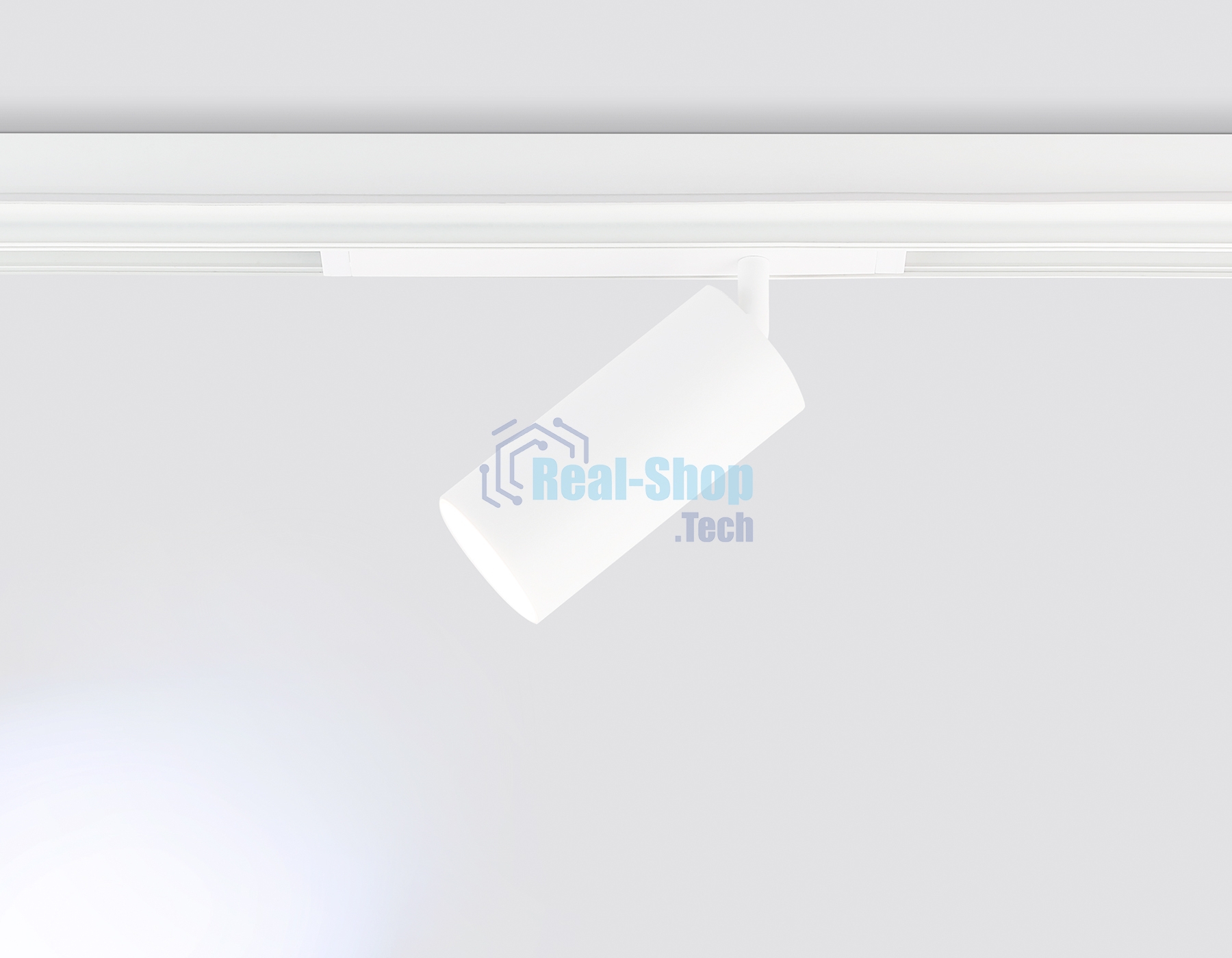 Управляемый светодиодный светильник для шинопровода Magnetic Ambrella light GL1231 WH белый IP20 24W 3000K-6400K 220V 36° D65*140 (Без ПДУ)
