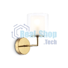 Настенный светильник Ambrella light LH56015 BS/FR латунь/белый матовый E14 max 40W 190*120*220