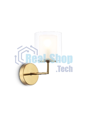 Настенный светильник Ambrella light LH56015 BS/FR латунь/белый матовый E14 max 40W 190*120*220
