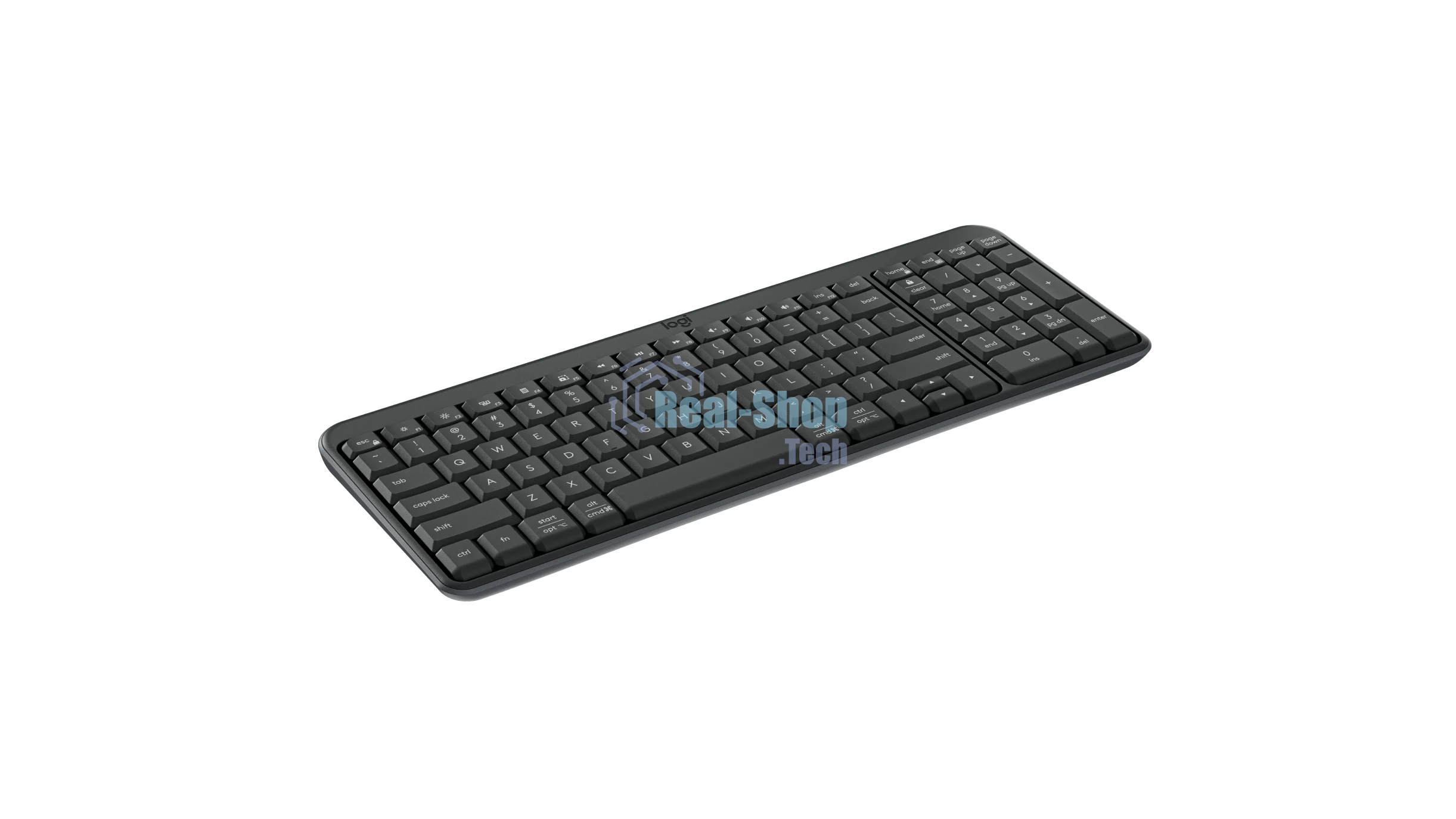 Клавиатура Logitech K250 беспроводная, Bluetooth, серый
