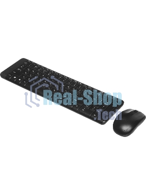 Комплект клавиатура+мышь Logitech MK220 беспроводной, USB, 1000 DPI, чёрный