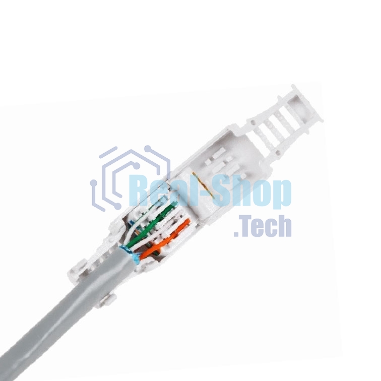 Штекер RJ-45 (8P8C) LK-8P8C быстрозажимной ручной cat.5e и 6