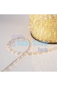 Дюралайт Neon-night LED, постоянное свечение (2W) - теплый белый, 36 LED/м, бухта 100м