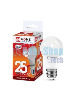 Лампа светодиодная IN HOME LED-A65-VC 25Вт 230В E27 6500К 2000лм 4690612024103
