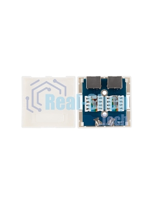 Рoзетка компьютерная внешняя Rexant 2-порта RJ-45 (8P8C), FTP экранированная, категория 6