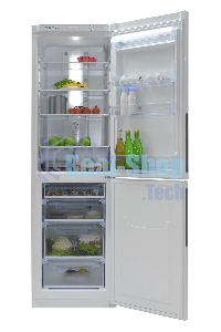 Холодильник Pozis RK FNF-172 серебристый двухкамерный 220/124 л морозилка снизу