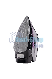 Утюг Galaxy Line GL 6128, фиолетовый с черным, паровой, 2200 Вт, постоянный пар 30 г/мин, паровой удар 140 г/мин, функции: самоочистка, антикапля, антинакипь, функция увлажнения, вертикальное отпаривание, защита от перегрева, индикатор нагрева, керамическ