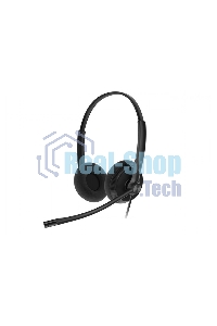 Гарнитура проводная YEALINK YHS34 Dual Дуо, Проводная, HD звук, QD, RJ9, шт