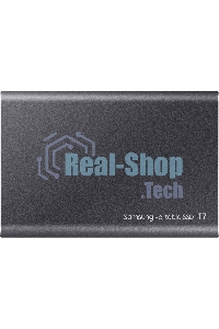 Внешний SSD Samsung T7, 2TB, USB 3.2 Gen 2 Type-C, R/W 1050/1000, титан