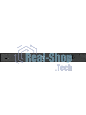 Коммутатор настраиваемый L2 D-Link DGS-1100-26MPV2/A3A с 24 портами 10/100/1000Base-T и 2 комбо-портами 1000Base-T/SFP (24 порта PoE 802.3af/at, PoE-бюджет 370 Вт)